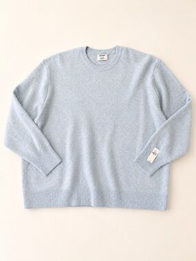 Old Navy 4X Wool Blend Crewneck Sweater Light Blue NWT